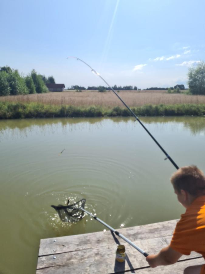 Dworek Ogrodniki, Caloroczny Dom Na Wylacznosc, Basen, Sauna, Las, Staw Rybny, Altana Grillowa, Ognisko, Pianino, Kominek, Piec Chlebowy, Duza Ogrodzona Posesja Tuczna Eksteriør billede